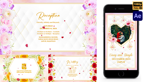 indian wedding invitation video template free download after effects